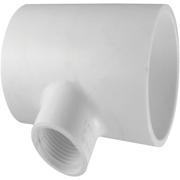 Charlotte Pipe And Foundry 1-1/2 In. Solvent Weld x 1/2 In. FIP Schedule 40 PVC Tee PVC 02401 4300HA - main